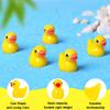 1000Pc Resin Miniature Ducks Tiny Dollhouse Yellow Duck Figurines For Fairy Garden Aquarium Potted Plant Diy Craft Decor