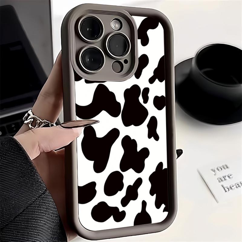 Flower Leopard Print Silicone Phone Case For iPhone 11 12 13 14 15 16 Pro Max 16E XS X XR 7 8 Plus SE 2020 Shockproof Soft Cover