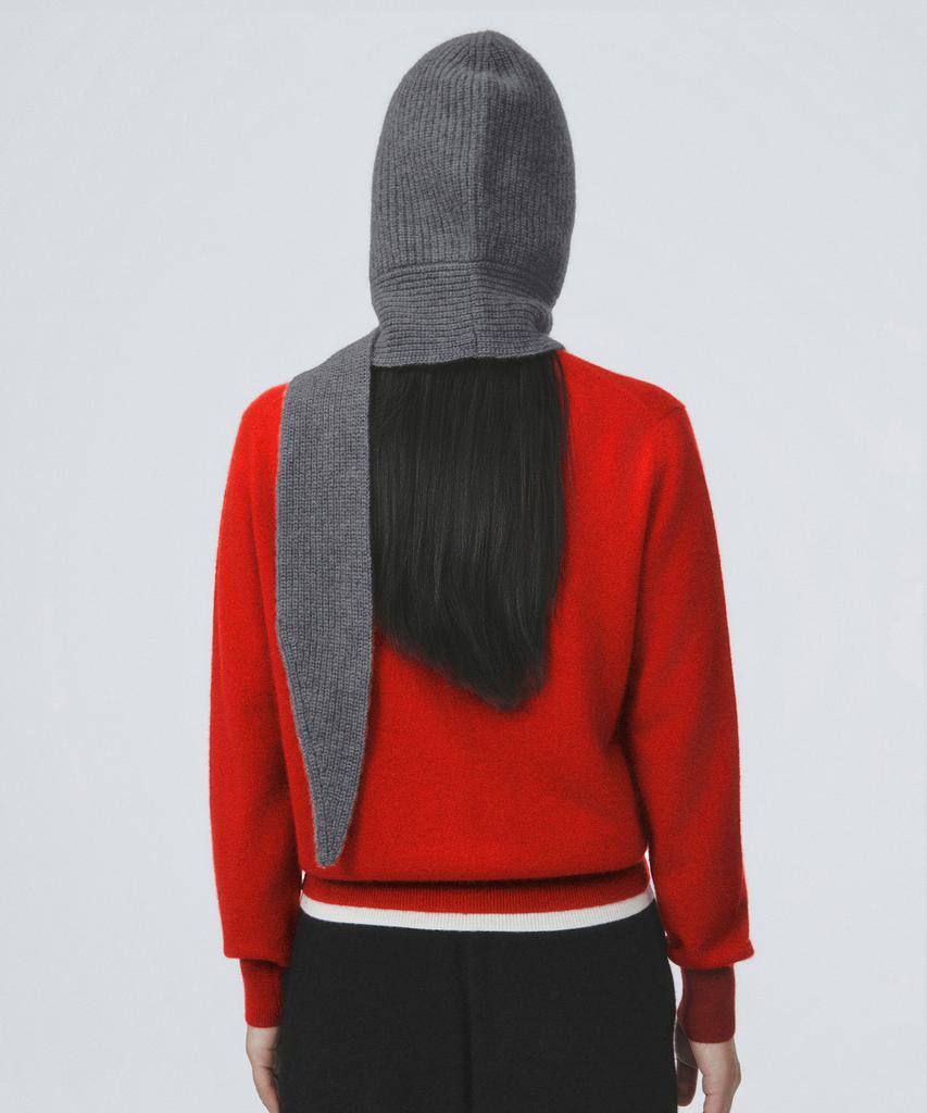 Eleuheuseu 100% Cashmere Hooded Muffler (Select 1 Of 4)