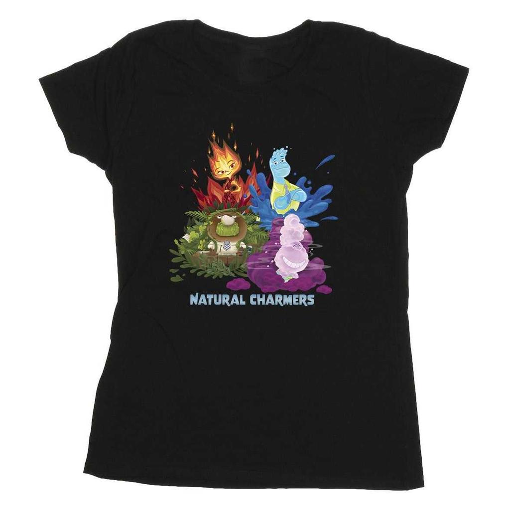 Elemental Womens/Ladies Natural Charmers Cotton T-Shirt