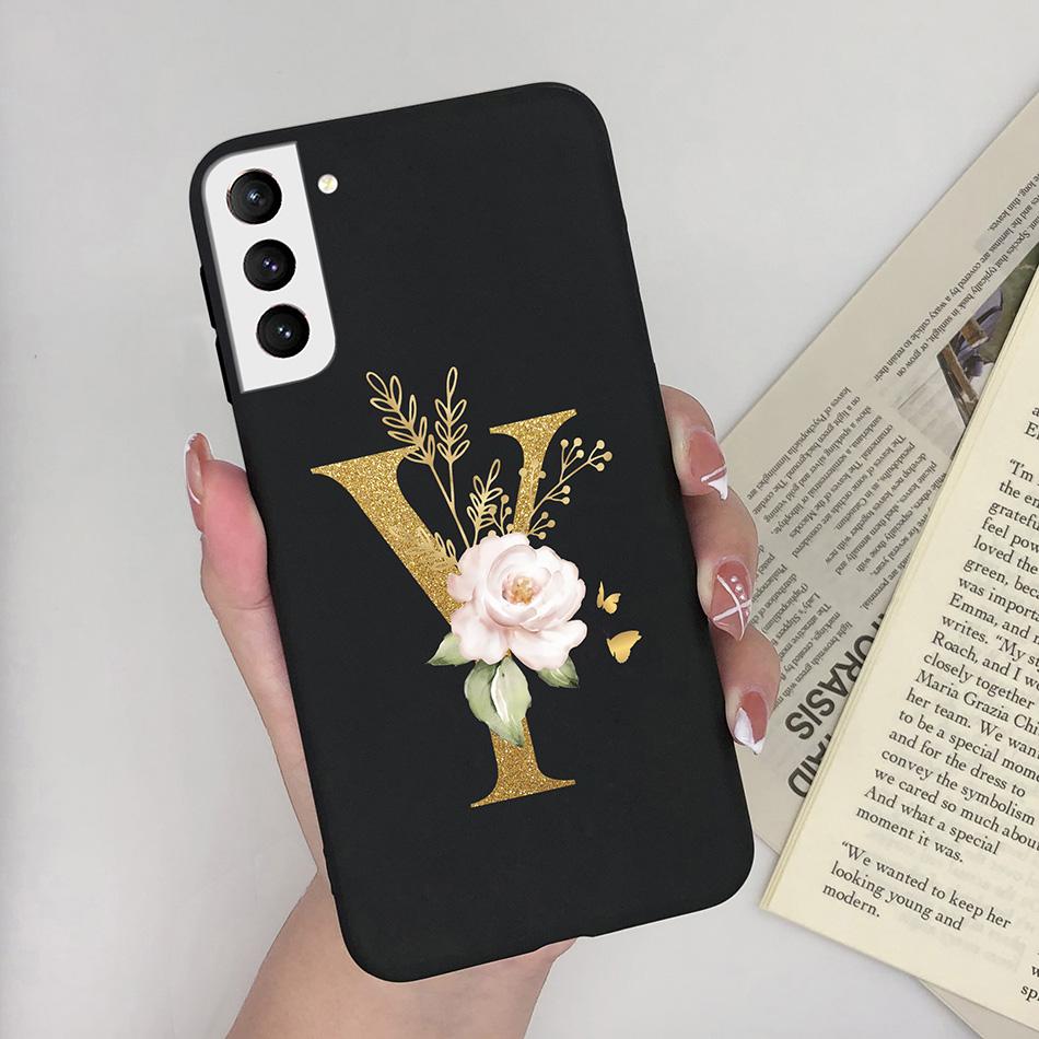 For Samsung S21 FE S21 Ultra Plus Case Slim Soft Cute Letters Cover For Samsung Galaxy S21 Plus 5G S21+ S 21 Ultra Phone Cases