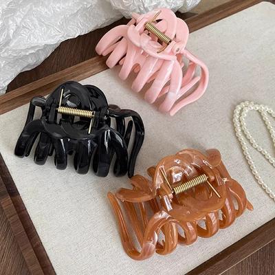1 Stück Haarspange mit hohem Haarvolumen, Damen neuer High-End-Stil, Acetat High-End-Stil, Haarklammer, Scheiben-Haarschmuck