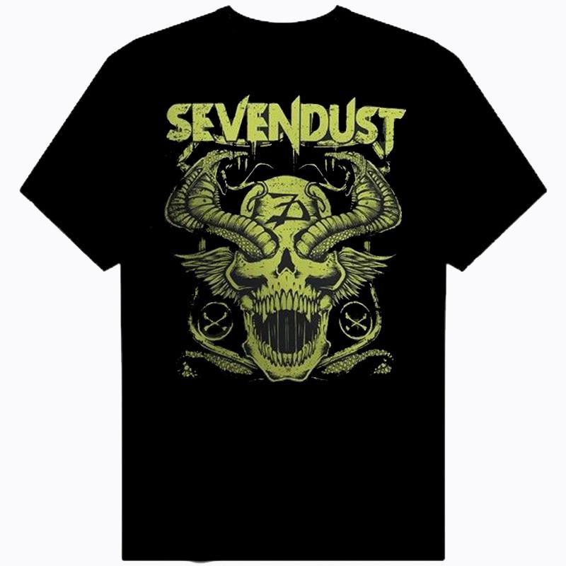

Футболка группы Sevendust Мужская Женская Все Размеры от S до 5XL TR1592 Унисекс Футболка L
