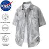 NASA MARVEL Men's Ice-Cool Tie-Dye Short Sleeve Shirt