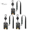 Kortholder Kraftig Uttrekkbar ID-badgeholder med Anti-mist Breakaway Lanyard Uttrekkbar Nøkkelring Karabinkrok Hardt Skall Kortlomme