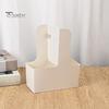 10 Adet Tek Kullanımlık Paket Servis İçecek Taşıyıcı 2 veya 4 Bardak Karton Bardak Tutucu Kulplu Sıcak veya Soğuk İçecek Taşıyıcı Kutu Yemek Teslimatı Paket Servis İçin