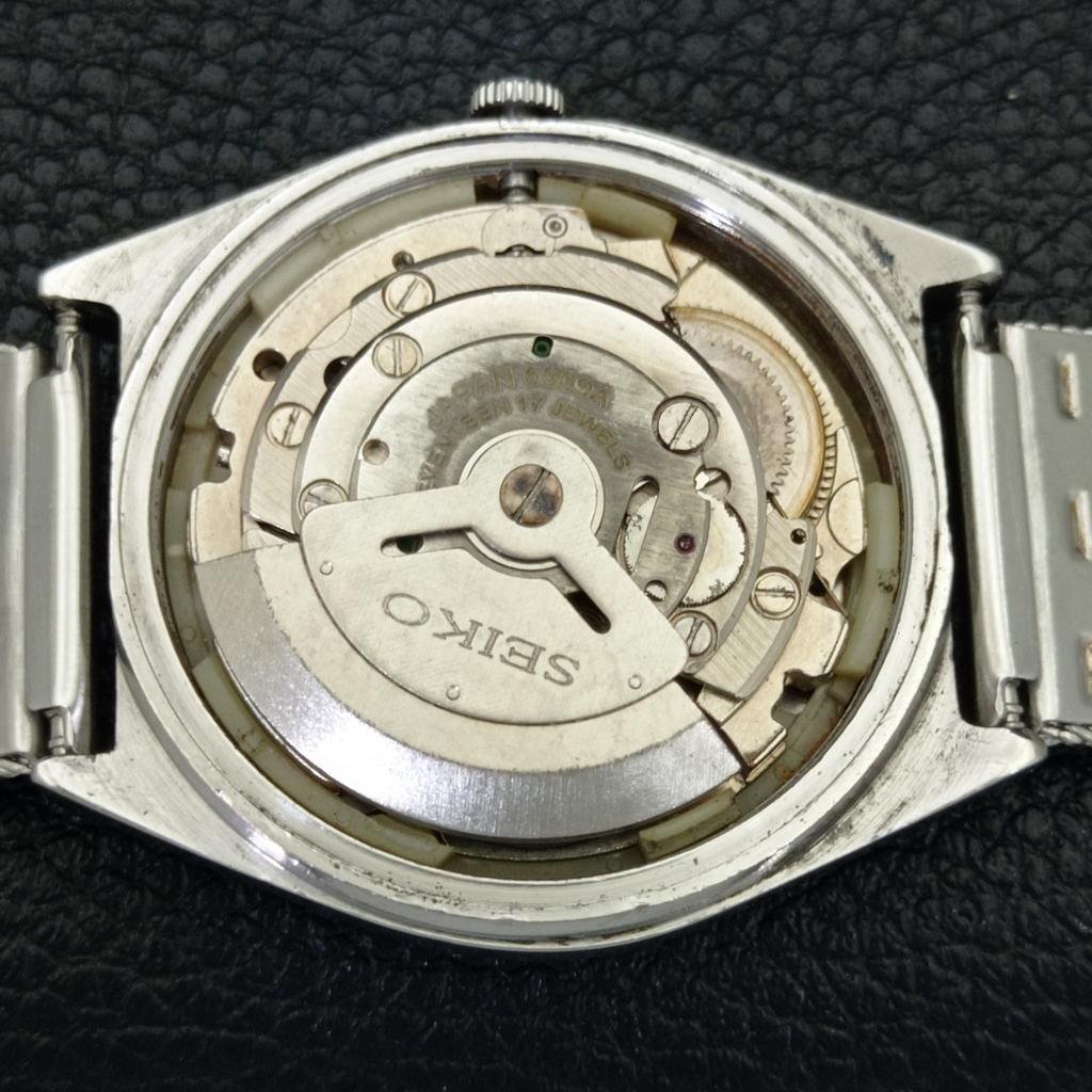 JAPAN VINTAGE SEIKO 5 AUTOMATIC 6309A MENS BLUE COLOR DIAL WATCH A701212-5