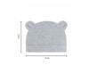 Newborn Baby Solid Color Single Layer Mickey Hat Cute Ear Pullover Cap for Baby Boys Girls