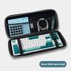 1pc EVA Hard Case for Mechanical Keyboard 61% To Full Size, Waterproof Shockproof Protective Sleeve for Gaming Office Travel