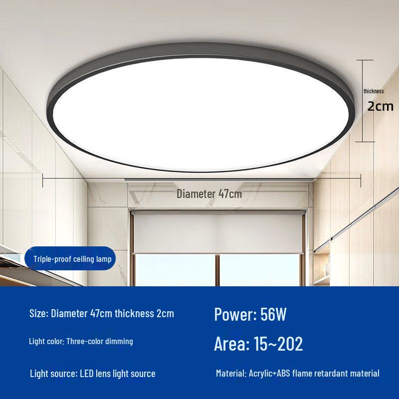 Liangtu Modern Ultra-thin LED Ceiling Light