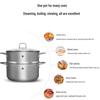 Zwilling Nova Plus 24cm Stainless Steel Deep Stock Pot & Steamer Set