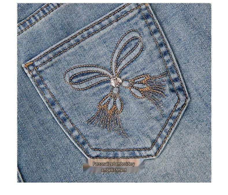 Women's High-Waisted A-Line Denim Shorts - Summer 2026 Slimming Loose Fit