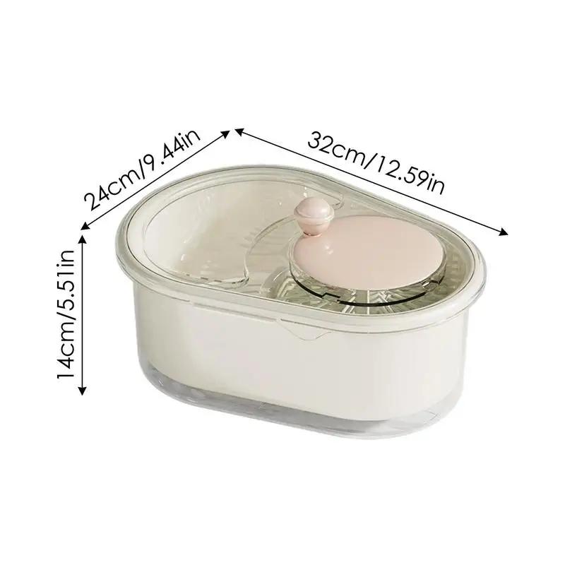 Vegetable Fruit Cleaning Spinner Labor-Saving Fruit Washers Machine Manual Kitchen Scrubber For Fruits & Vegetables