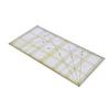 Plastic Clear Ruler Square Patchwork Cloth Ruler Multi-Purpose 30x15cm with Grid Lines for Garment Design for Sewing Crafts
