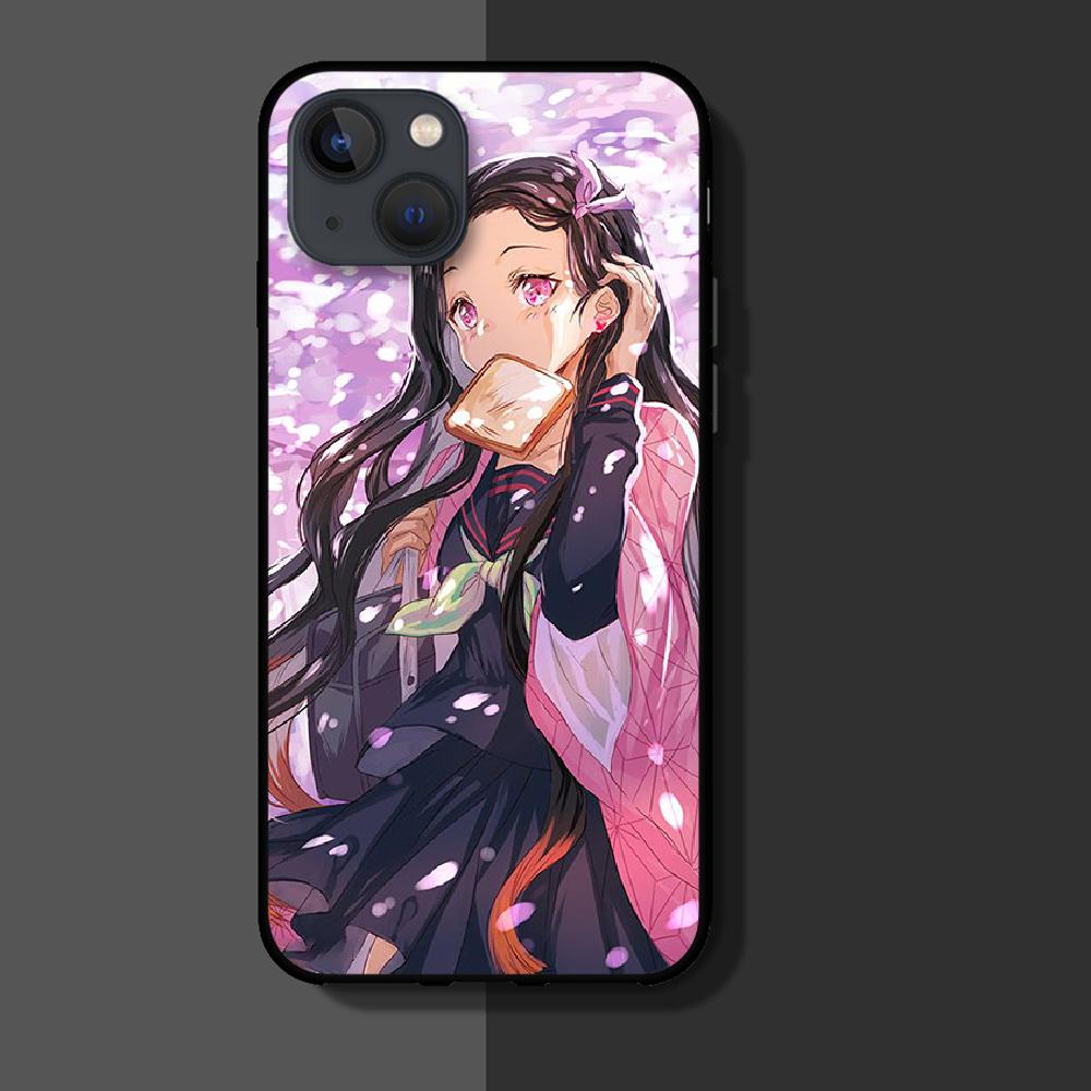 LunarDrift 4 Confezioni Anime Custodia per Xiaomi Redmi Note 14 6.67, Manga Kamado Tanjirou Kyoujurou Akaza Zenitsu Disegno Protezione Cover Case Antiurto Cartone Animato TPU Morbido, Nero