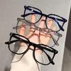 Cross-Border Fashion Rivet Square Full-Rim Anti-Blue Light Glasses - Simple, Trendy Bare Face Frame
