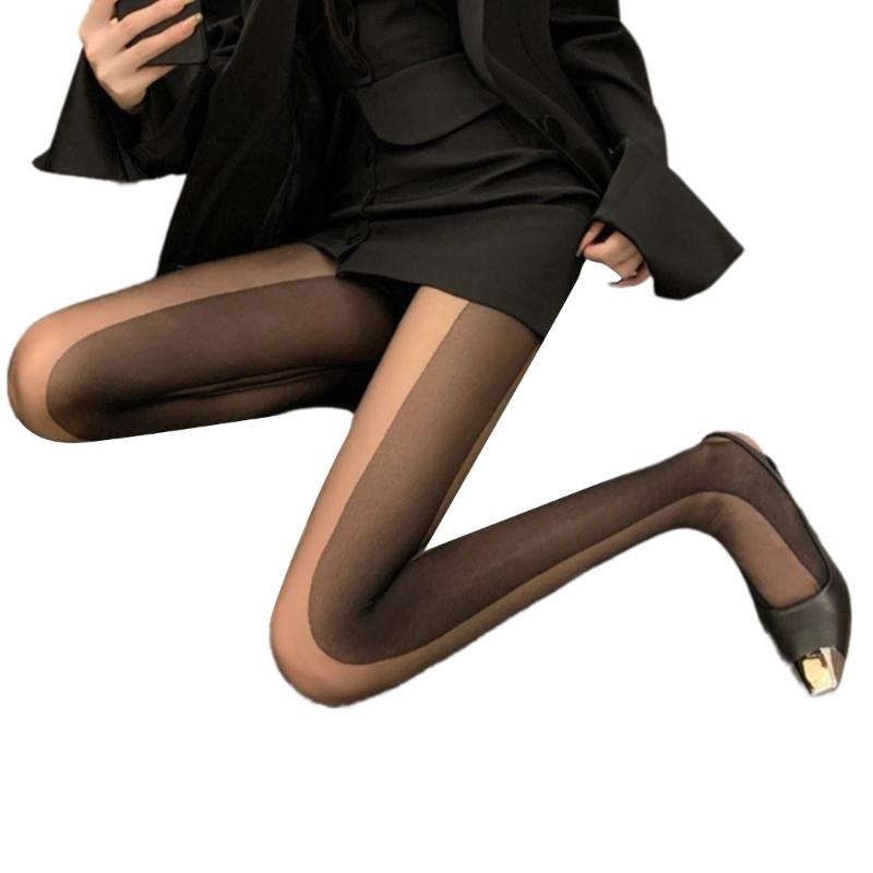 Women's Patterned Tights,High Waist Pantyhose,Control Top Tights Pantyhose Sheer Nylon Stockings
