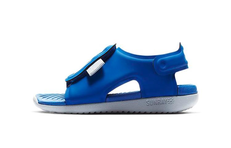 Nike Sunray Adjust 5 Toddler Shoes Blue Infant And Toddler AJ9077-400 22