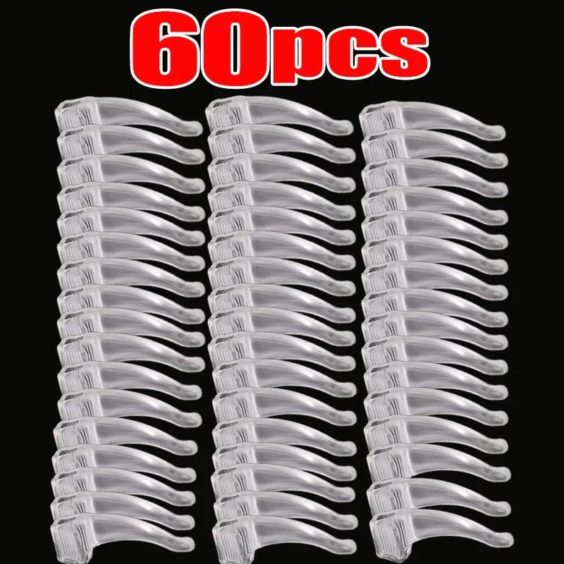 2/60pcs Silicone Soft Anti-slip Ear Hooks Women Men Antiskid Glasses Leg Ear Sleeve Clear Anti-fall Eyewear Holder Accessories