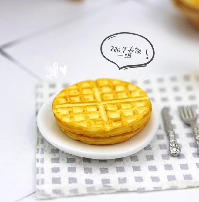 1/6 1/12 Doll House Simulation Miniature Mini Waffle Taiyaki Model Decor