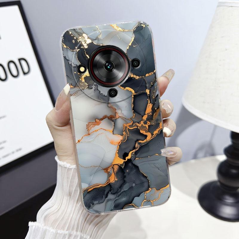 

Для ZTE Blade A76 5G Чехол Прозрачная Защитная Крышка Для ZTE Blade A 76 A76 5G Мягкий Силиконовый Чехол Для Телефона Мраморный Цветочный Рисунок ZTE Blade A76 5G