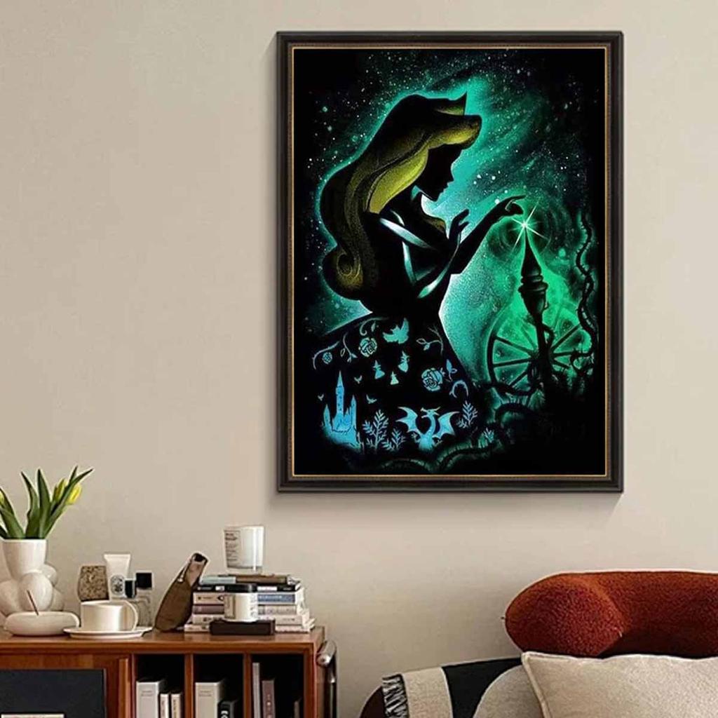 DIY Diamond Painting The Princess and The Carriage Cross Stitch Kit Mosaic Art Diamond Painting Full Circle Diamond Home Decoration