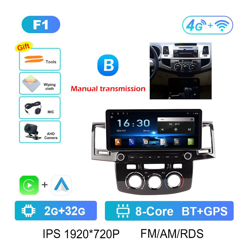 For Toyota Hilux 2005 2006 2007 2008 - 2014 Car Video Radio Multimedia Player Android Smart System Navigation GPS Bluetooth WIFI