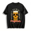 Authentisches Brauerei Schädel Bier Grafik Vintage T-Shirt Reines Baumwoll-T-Shirt