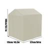 Playhouse Cover Waterproof 210d Oxford Sunshade With Drawstring Closure Outdoor Playhouse Cover For Patio Sports Parties Picnics