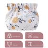 Storage Bag Floral Print Metal Spring Opening Portable Lightweight Commute Travel Makeup Bag Earphone Key Stoarge Pouch Cosmetic Bag
