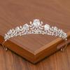Bridal Tiara Hair Crown Wedding Hair Accessories for Women Silver Color Crown for Bridal Crowns and Tiara Women Accessories Gift