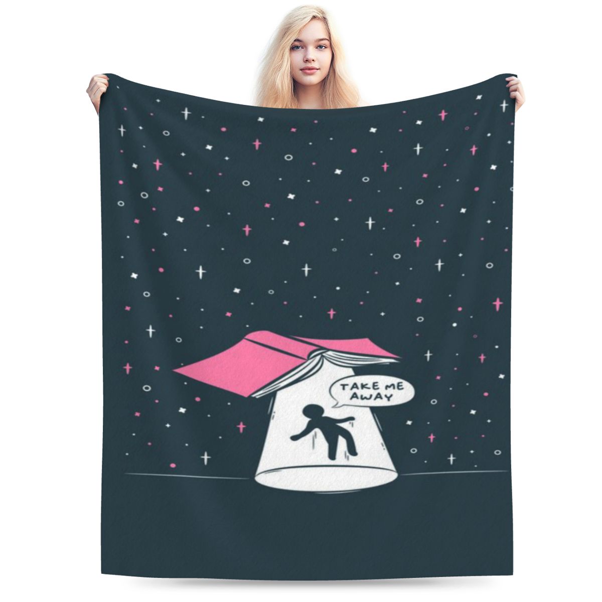 

Take Me Away Personalized Soft Gift An UltraSoft Micro Fleece Blanket 75x100cm