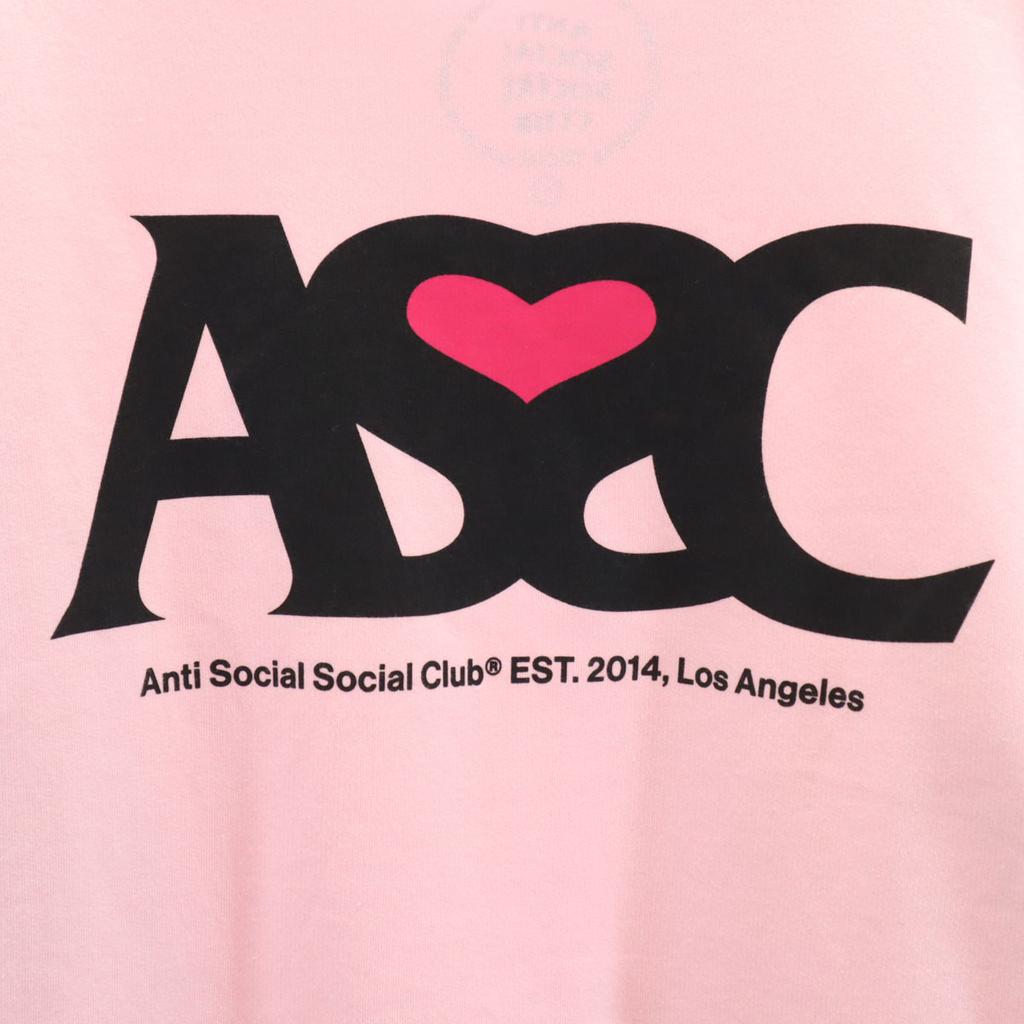 ANTI SOCIAL SOCIAL CLUB Made in USA Long sleeve Sweatshirts S pink Men's Used