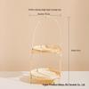 Bamboo Woven Dessert and Pastry Display Plate