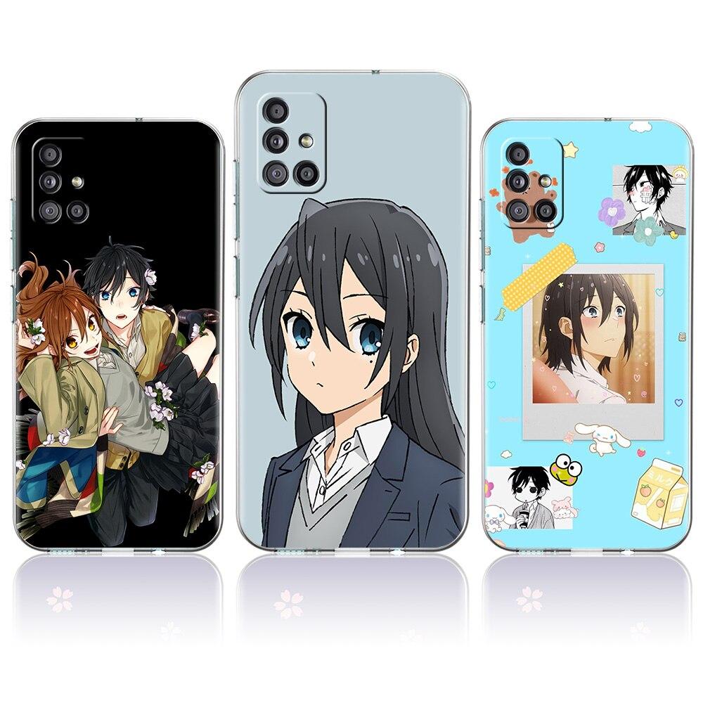 Horimiya Miyamura Izumi Anime Phone Case For Samsung Galaxy A51 A71 A21S A12 A11 A31 A41 A52 A32 5G A72 A01 Silicone Clear Cover