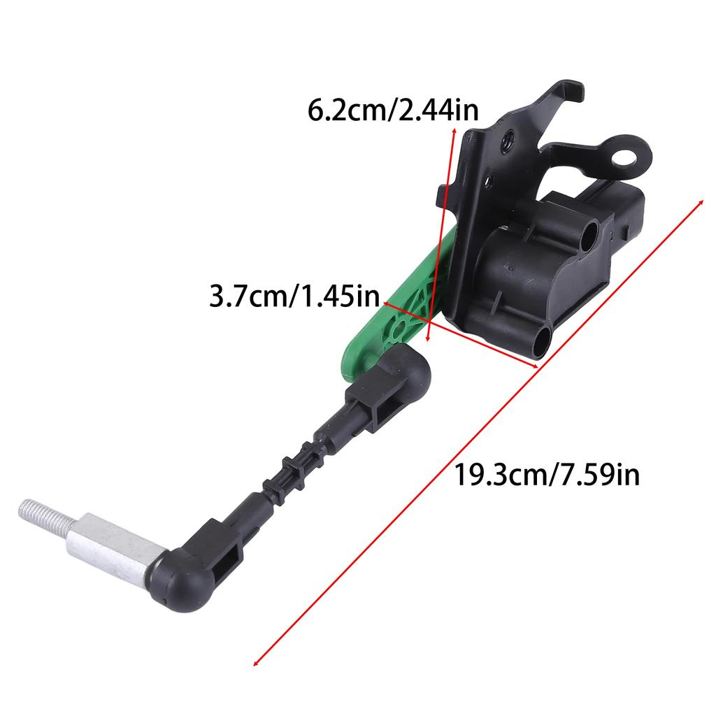 Height Level Sensor with Air Suspension Rod Front Left Compatible for A6 Avant 4G5 C7 Replaces 4H0941285G
