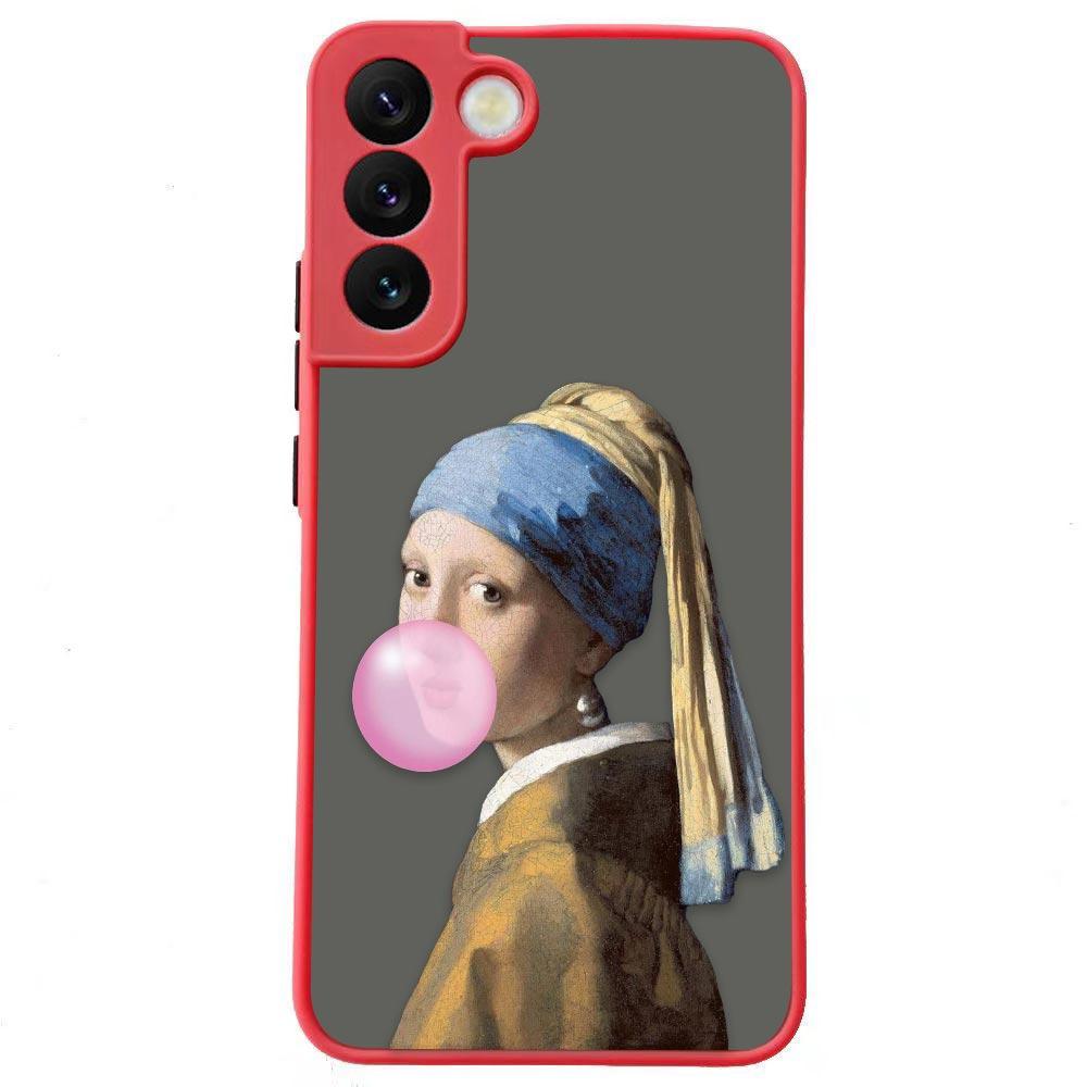 Vintage Classic Art Mona Lisa Shockproof Matte Phone Case For Samsung Galaxy S22 Ultra S21 S20 FE S10 S9 S8 S10E Plus 5G Cover