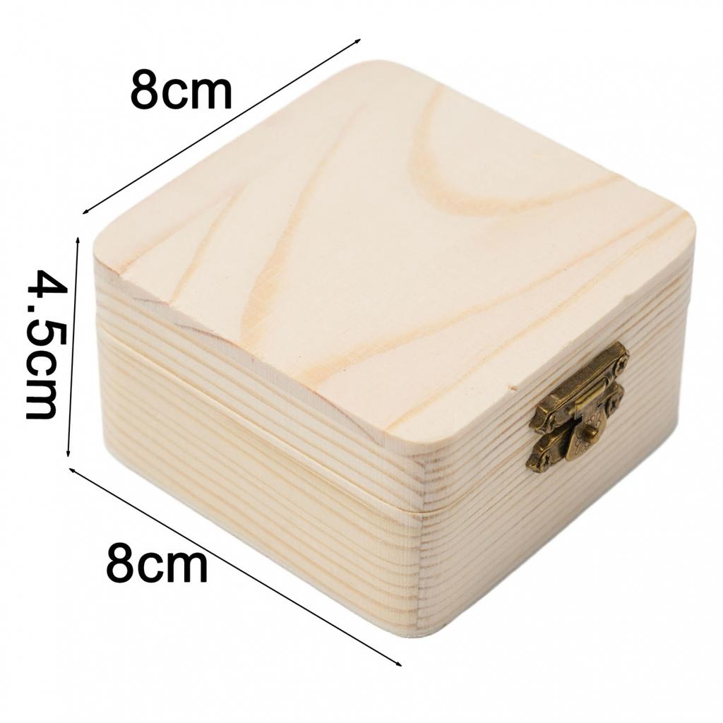 8*8*4.5cm Storage Box Box High Quality Natural Plain