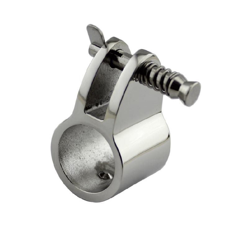 Marine Top Fitting Slide Cap Slide Sleeve Pipe Eye End Cap Jaw Yacht Stainless 1