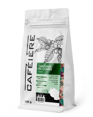 Coffee Beans Cafeiere Arabica Tanzania AA Gombe, 500 G