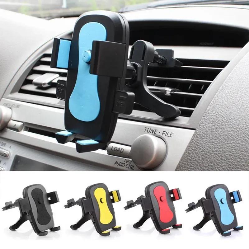 Universal Car Phone Holder Mobile Mount 180 Degree Rotatable Adjustment GPS Support Suction Windshield Locking Auto Accessories