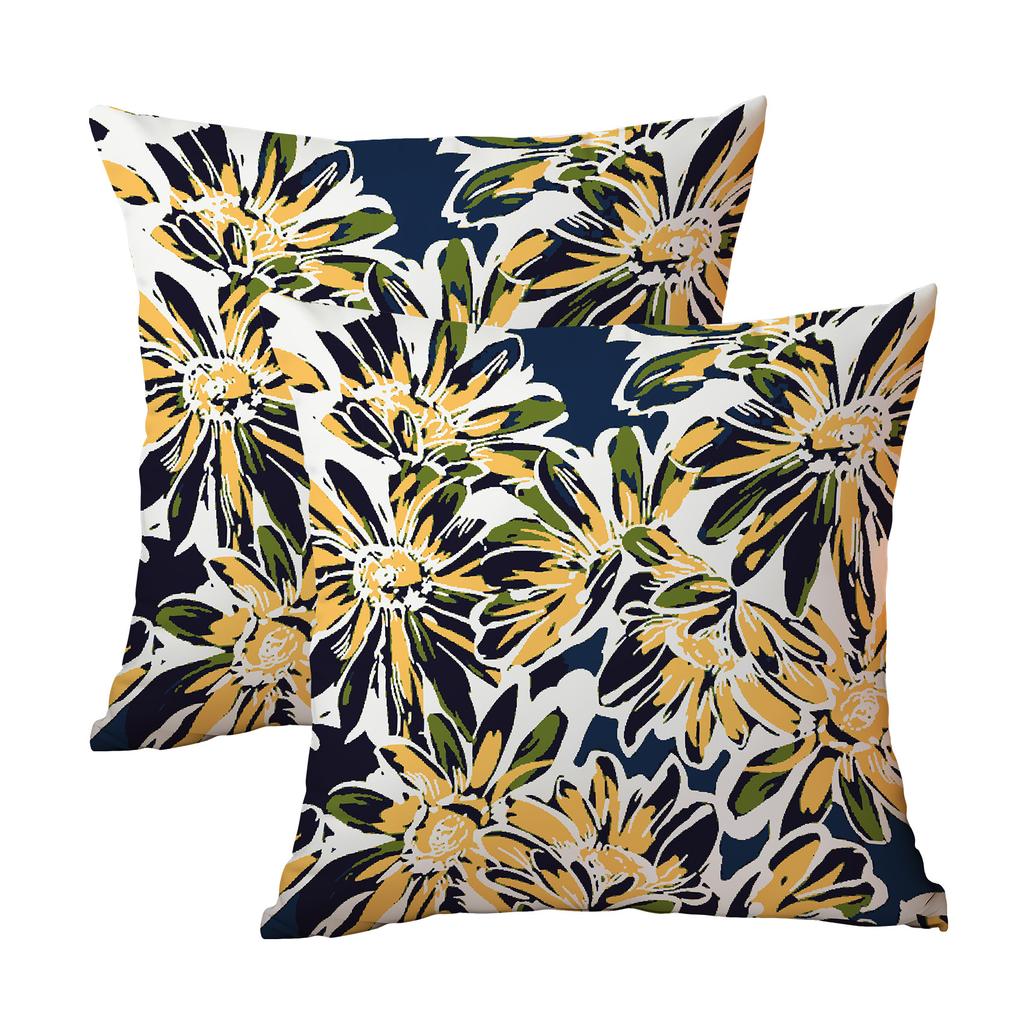 New Abstract Retro Oil Painting Style Pillowcase Double-sided Printed Home Sofa Cushion Pillowcase