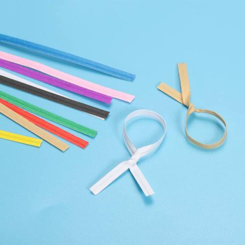 PATIKIL Twist Ties, 8cm Paper Closure Ties for Party Tying Gift Bags, Candy, Buns, Arts and Crafts, White, 500pcs