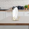 Metal Coffee Mug Holder Stand European Style Gold Plated Spiral Cup Plate Display Rack for Kitchen Counter Organizer Storage