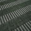 Living Room Rug Jute Look Pattern Lines Green 133x170