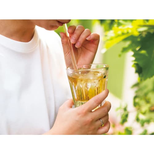Hirota Glass Glass Straw, Made in Japan, Small, 15cm, 13