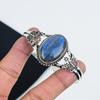 Natural Labradorite Gemstone Handmade 925 Sterling Silver Cuff Bangle, Labradorite Bangle,For Wife, Unisex Bangle, Gifts For Engagement