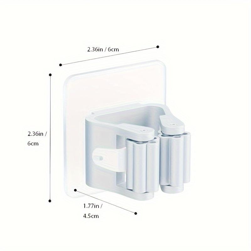1PC Household bathroom non perforated mop holder, broom holder, and card holder