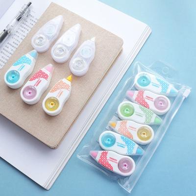 Gift Office School Supplies Correcting Tool Adhesive Tape Transparent Blank Correction Tape