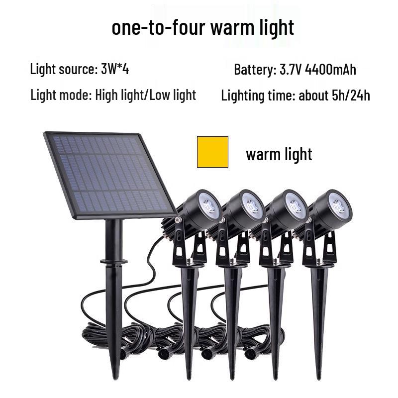 Outdoor Solar Tree Lights: Super Bright, Waterproof Garden, Lawn & Courtyard Spotlights